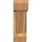 Ekena Millwork Traditional Slat Rough Sawn Bracket w/ Offset Brace, Western Red Cedar, 6"W x 18"D x 18"H BKT0604X18X18TRA06RWR - alternate 2